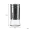 REGENT GLASS SALT & PEPPER SHAKERS WITH ST.STEEL COVERS 2 PIECE SET, 125ML (53MM DIAX110MM)