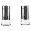 REGENT GLASS SALT & PEPPER SHAKERS WITH ST.STEEL COVERS 2 PIECE SET, 125ML (53MM DIAX110MM)