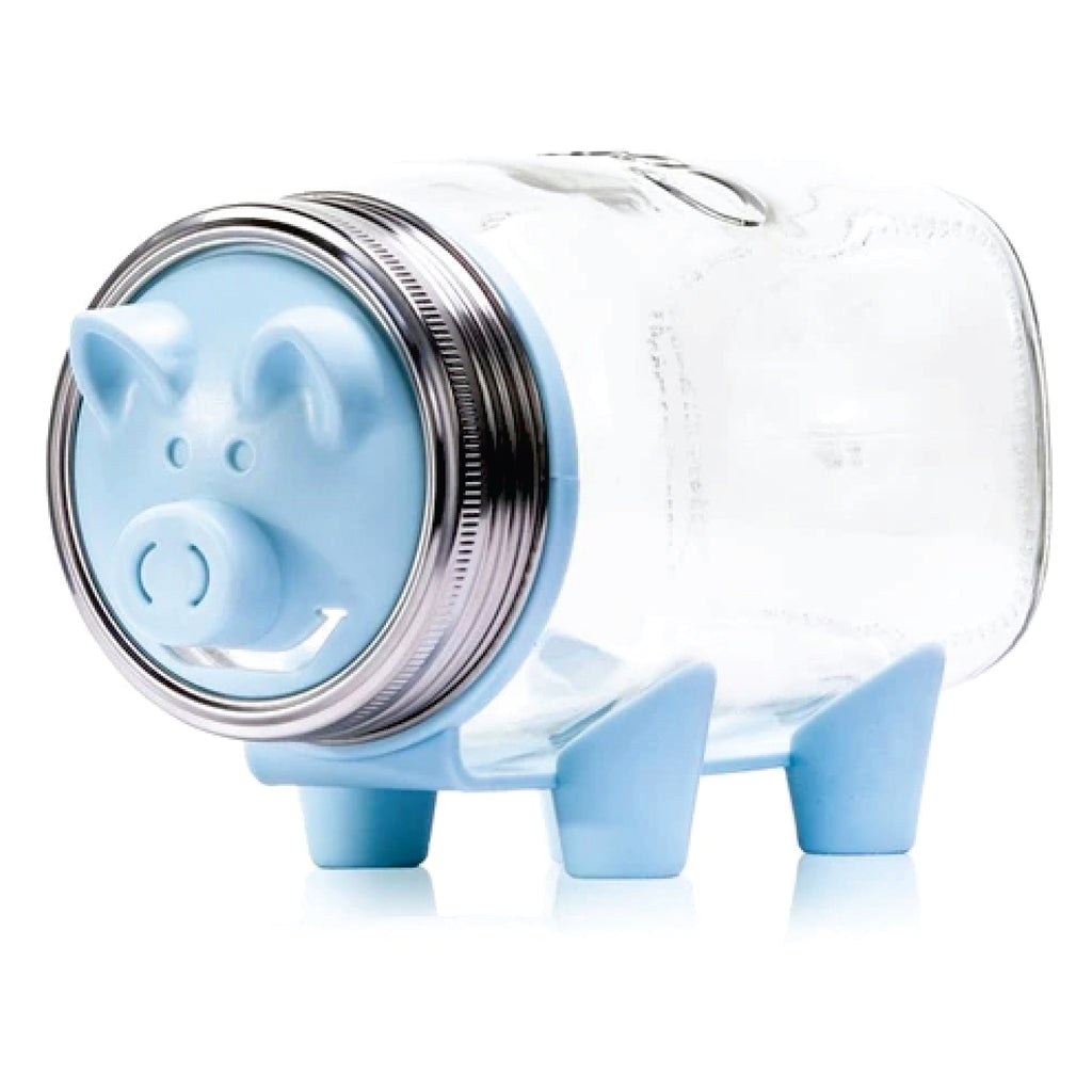 CONSOL PIGGY BANK BLUE, 1LT (165X102MM DIA)