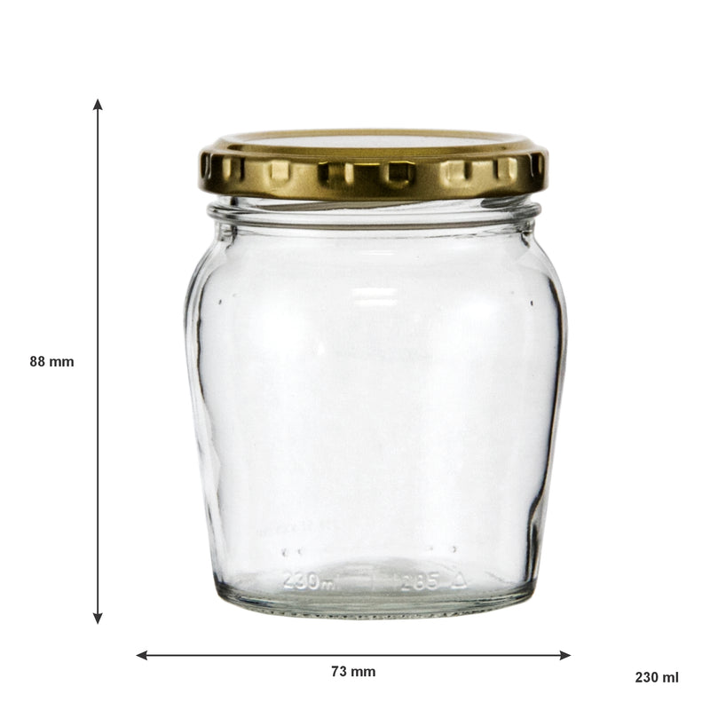 CONSOL CATERING PHOENIX JAR, 230ML (88X73MM DIA)