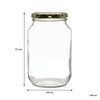 CONSOL CATERING JAR, 1LT (172X100MM DIA)