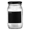 CONSOL HONEY JAR WITH BLACK NOTES, 352ML (120X73MM DIA)