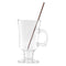 REGENT FOOTED GLASS MUG WITH HANDLE, (240ML) BULK