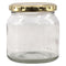 CONSOL SPREAD JAR WITH GOLD LID 6 PACK, 250ML (82X80MM DIA)