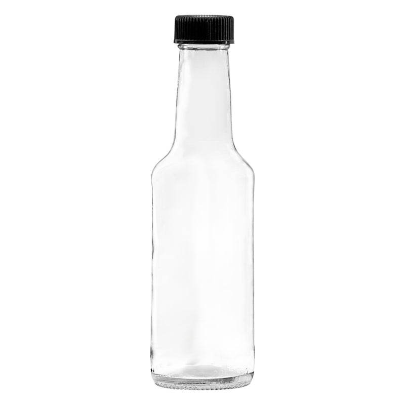 CONSOL WORCESTER SAUCE BOTTLE WITH BLACK LID 6 PACK, 125ML (162X46MM DIA)