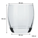 NADIR OCA WHISKY TUMBLER, (330ML)