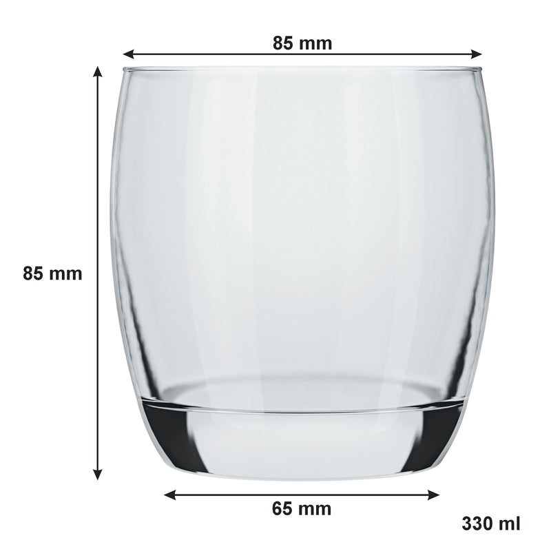 NADIR OCA WHISKY TUMBLER, (330ML)