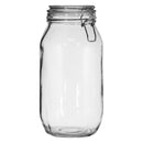 REGENT HERMETIC GLASS CANISTER WITH CLIP SEAL GLASS LID, 2LT (250X125MM DIA)