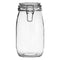 REGENT HERMETIC GLASS CANISTER WITH CLIP SEAL GLASS LID, 1.45LT (215X120MM DIA)