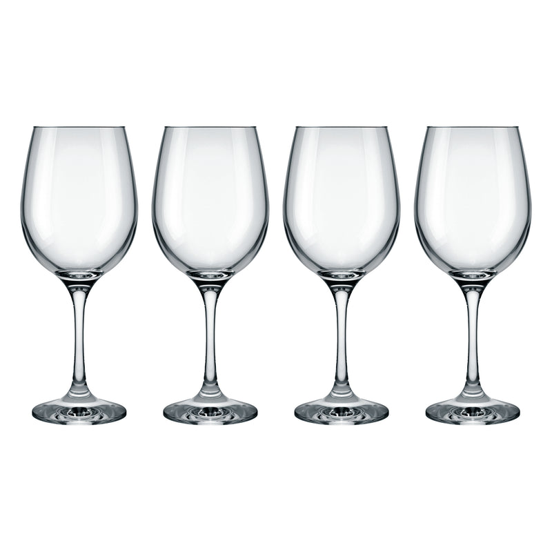 CONSOL LYON STEM RED WINE GLASS 4 PACK, (490ML)