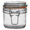 REGENT HERMETIC GLASS CANISTER WITH CLIP SEAL GLASS LID, 200ML (80X80MMDIA)