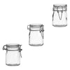 REGENT HERMETIC GLASS CANISTER WITH CLIP SEAL GLASS LID, 190ML (95X65MM DIA)