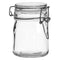 REGENT HERMETIC GLASS CANISTER WITH CLIP SEAL GLASS LID, 190ML (95X65MM DIA)