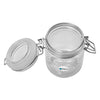 REGENT HERMETIC GLASS CANISTER WITH CLIP SEAL GLASS LID, 190ML (95X65MM DIA)