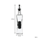 REGENT GLASS OIL/VINEGAR BOTTLE WITH NOTES & POURER, 400ML (67MM DIAX295MM)