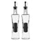 REGENT GLASS OIL/VINEGAR BOTTLE WITH NOTES & POURER, 400ML (67MM DIAX295MM)