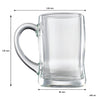 CONSOL MUNICH BEER MUG, 2 PACK (450ML)