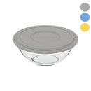 MARINEX MIXING BOWL WITH COLOURED PLASTIC LID, 500ML (60X155MM DIA)