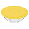 MARINEX MIXING BOWL WITH COLOURED PLASTIC LID, 3LT (102X270MM DIA)