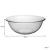 MARINEX GLASS MIXING BOWL, 4LT (106X294MM DIA)