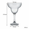 NADIR STEMMED MARGARITA GLASS, (375ML) BULK