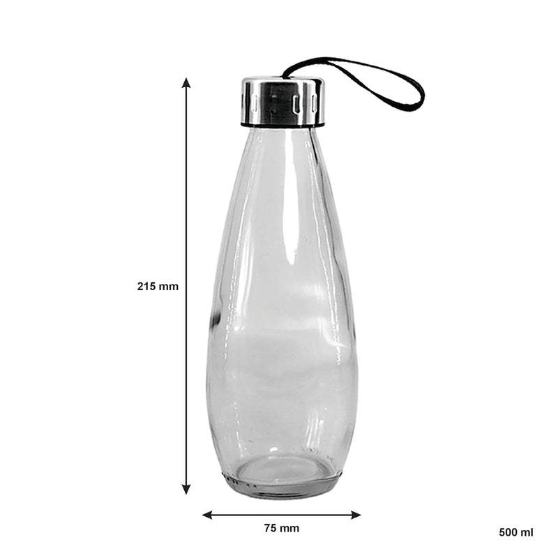 CONSOL DROPLETTE BOTTLE WITH STRAP LID, 500ML (215X80MM DIA)