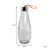 CONSOL DROPLETTE BOTTLE WITH STRAP LID, 500ML (215X80MM DIA)