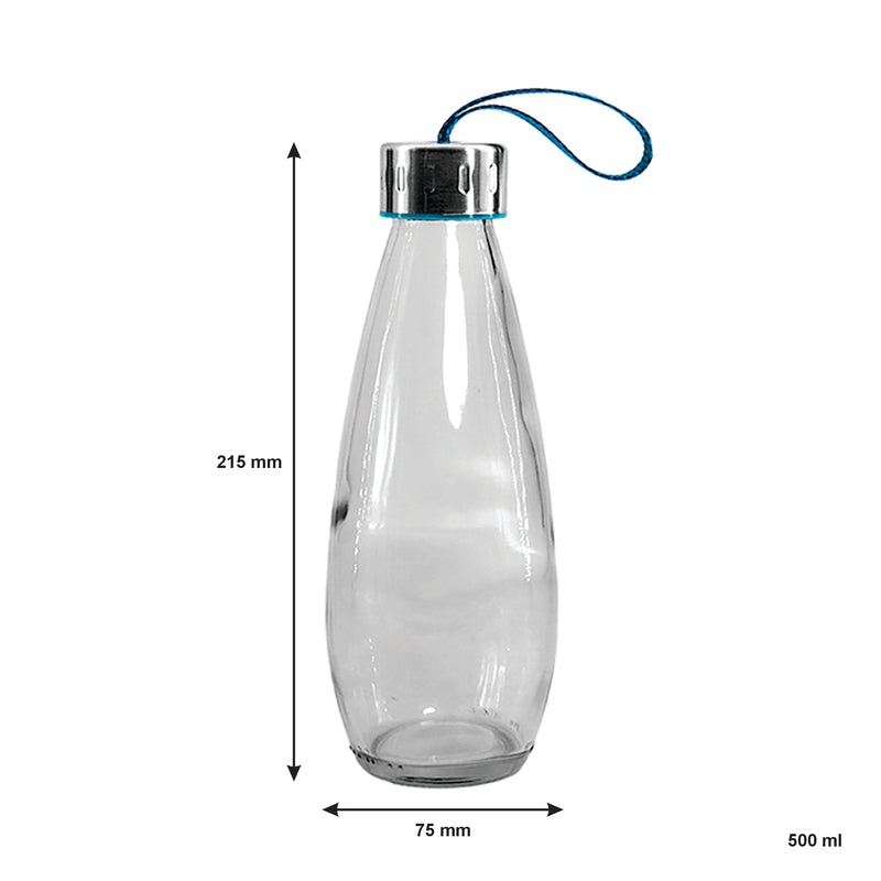 CONSOL DROPLETTE BOTTLE WITH STRAP LID, 500ML (215X80MM DIA)
