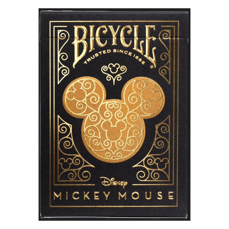 BICYCLE DISNEY MICKEY BLACK & GOLD PLAYING CARDS