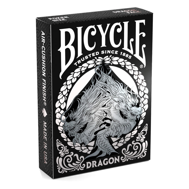 BICYCLE  BLACK DRAGON PLAYING CARDS