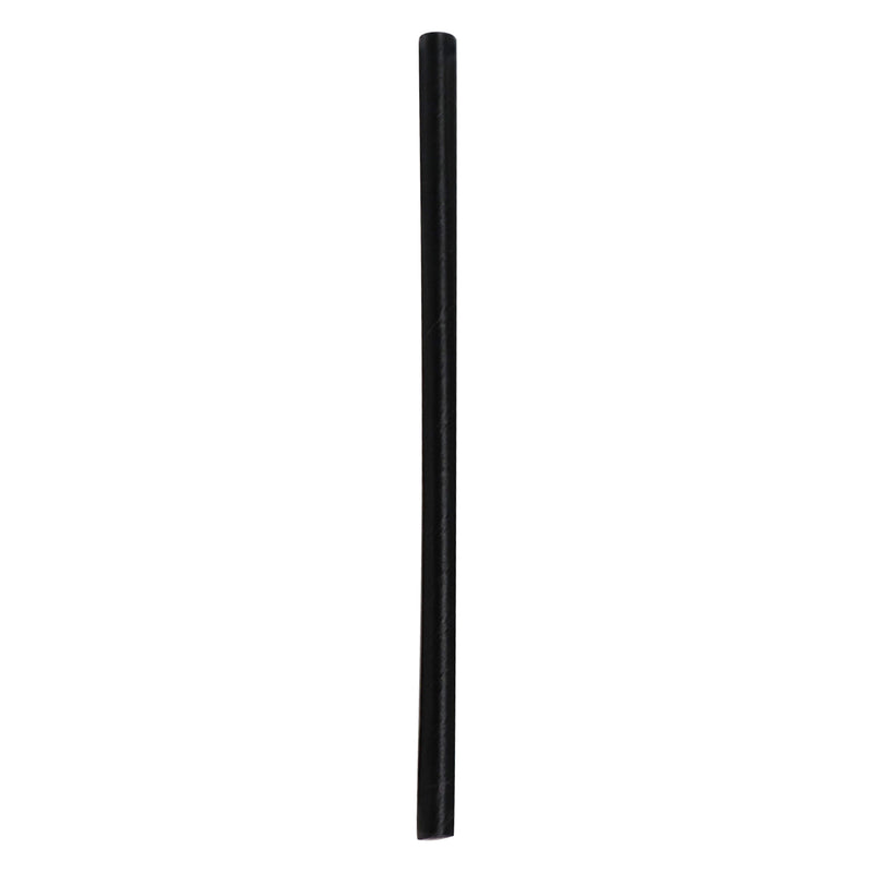 BAR BUTLER PAPER STRAWS BLACK 50 X 3 PLY (8MM) WRAPPED + 1 UNWRAPPED, 51 PCS