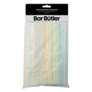 BAR BUTLER STRAWS BENDY CANDY COLOURED, 100 PCS (5MM)