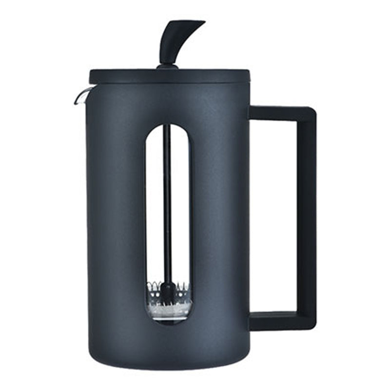 REGENT MILANO COFFEE PLUNGER WITH BLACK PLASTIC FRAME 6 CUP, (600ML)