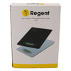 REGENT KITCHEN DIGITAL PLATFORM SCALE MIXED BLACK/WHITE, 5KG (230X160X20MM)