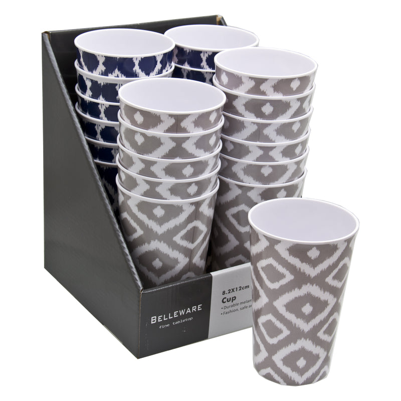 MELAMINE TUMBLER GREY WILD, 450ML (82MM DIAX120MM)