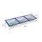 MELAMINE 3 SECTION TRAY BLUE MOROCCAN MANDALA, (342X120X23MM)