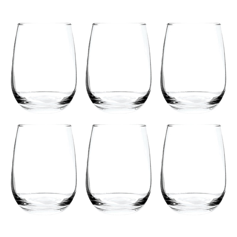 REGENT STEMLESS GLASS TUMBLER 6 PACK, (500ML)