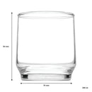 REGENT PARIS SHORT TUMBLER 4 PACK, (290ML)