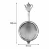 REGENT TEA STRAINER WITH TEAPOT MOTIF STAINLESS STEEL, (130X65MM DIA)