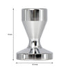 REGENT COFFEE TAMPER STAINLESS STEEL, (78X57.5MM DIA))