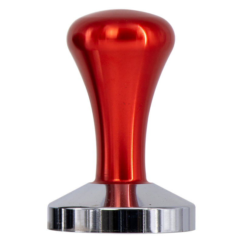 REGENT COFFEE TAMPER STAINLESS STEEL ASST. BLACK OR RED  COLOURS, (85X57.5MM DIA)