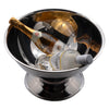 BAR BUTLER FOOTED ANGLED CHAMPAGNE BOWL STAINLESS STEEL, (385MM DIAX285MM)