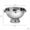 BAR BUTLER FOOTED CHAMPAGNE/ICE BOWL WITH SILVER KNOBS ST STEEL, 14LT (360MM DIAX225MM)