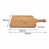 REGENT BAMBOO PADDLE SERVING BOARD, (375X200X12MM)