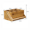 REGENT BAMBOO CADDY WITH HANDLE, 6 DIVISION, (205X140X235MM)