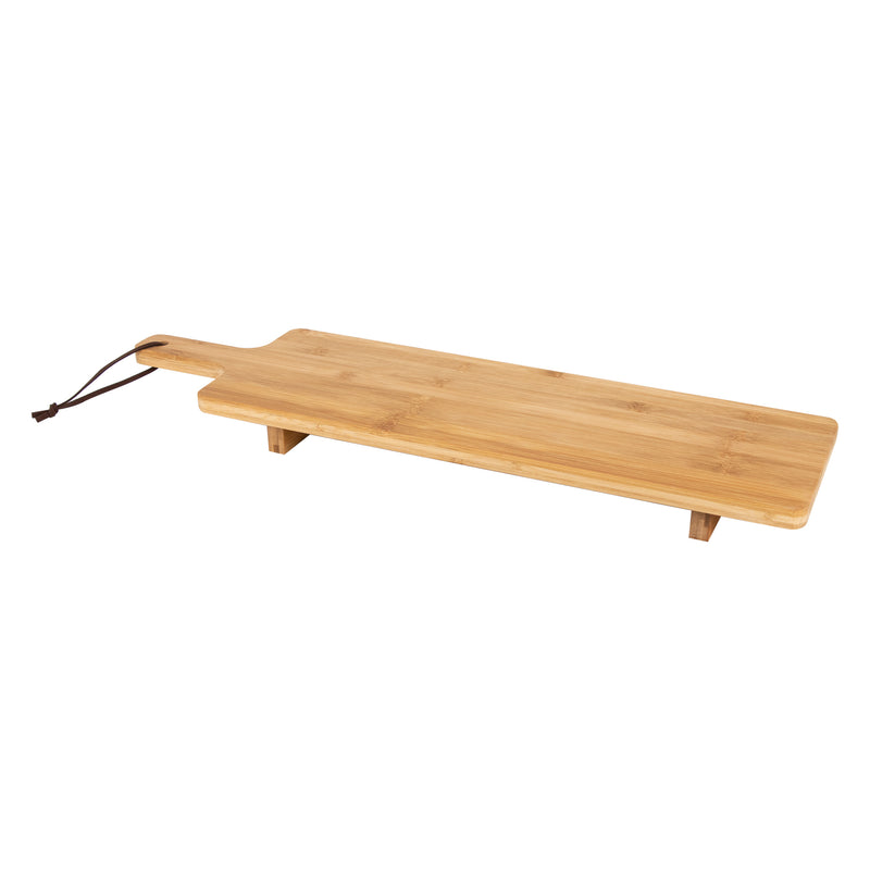 REGENT BAMBOO SERVING PADDLE ON FEET, (580X160X40MM)