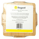 REGENT 6PC BAMBOO SQUARE COASTERS IN HOLDER SET, (115X115x56MM SET)