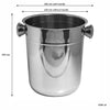 BAR BUTLER CHAMPAGNE ICE BUCKET WITH KNOB HANDLES STAINLESS STEEL, 8LT (220MM DIAX260MM)