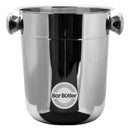 BAR BUTLER CHAMPAGNE ICE BUCKET WITH KNOB HANDLES STAINLESS STEEL, 8LT (220MM DIAX260MM)