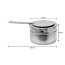 REGENT CHAFING DISH FUEL HOLDER S/STEEL (90MM:DX60MM)